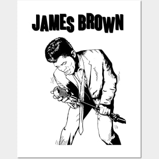 James Brown Posters and Art